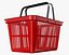 3D model shopping basket plastic