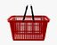3D model shopping basket plastic