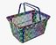 3D model shopping basket plastic