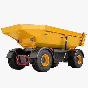 3D model Autonomous Electric Haulers Truck 01