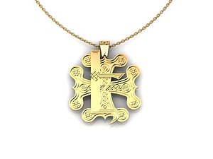 cross khachkar 3D model