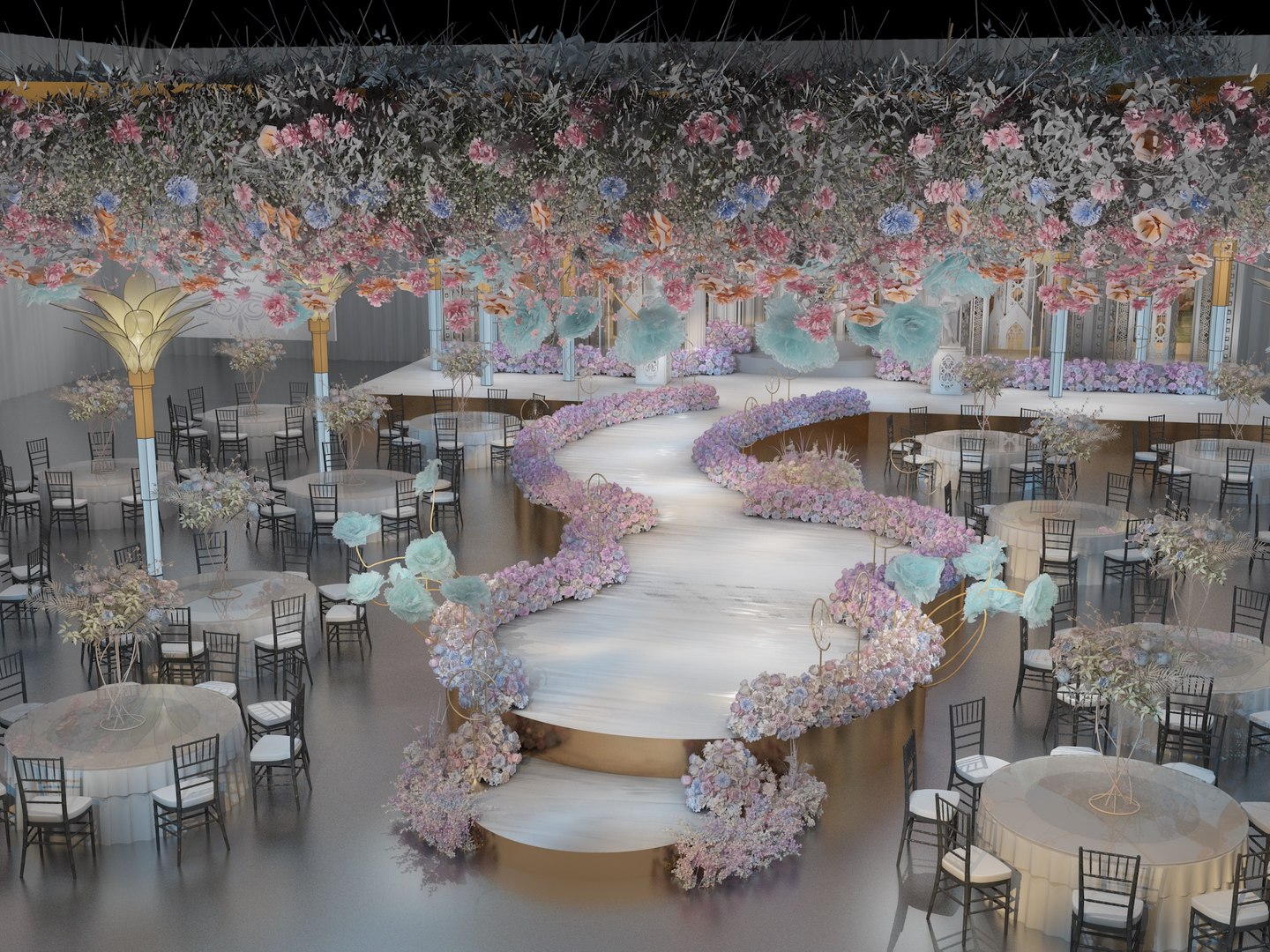 Wedding Banquet Hall 3 3D model https://p.turbosquid.com/ts-thumb/AQ/qWdzy7/t7/weddingbanquethall306/jpg/1655779364/1920x1080/fit_q87/aacf05cb4b48acc801e224325236970196646cc2/weddingbanquethall306.jpg