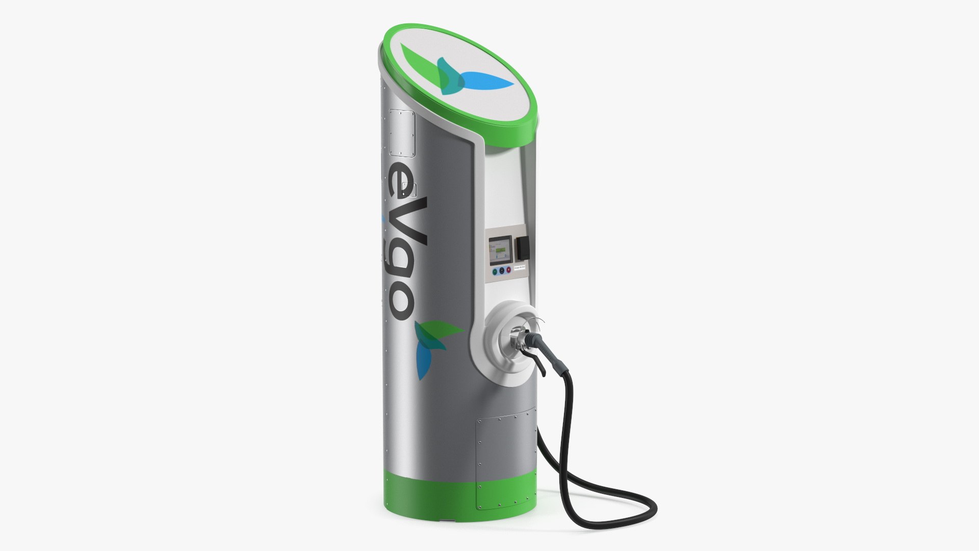 Electric Car Charging Station eVgo 3D model preview