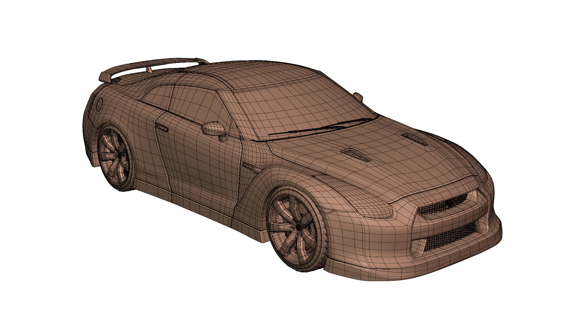 Nissan GT-R R35 2008 3D - TurboSquid 2530840