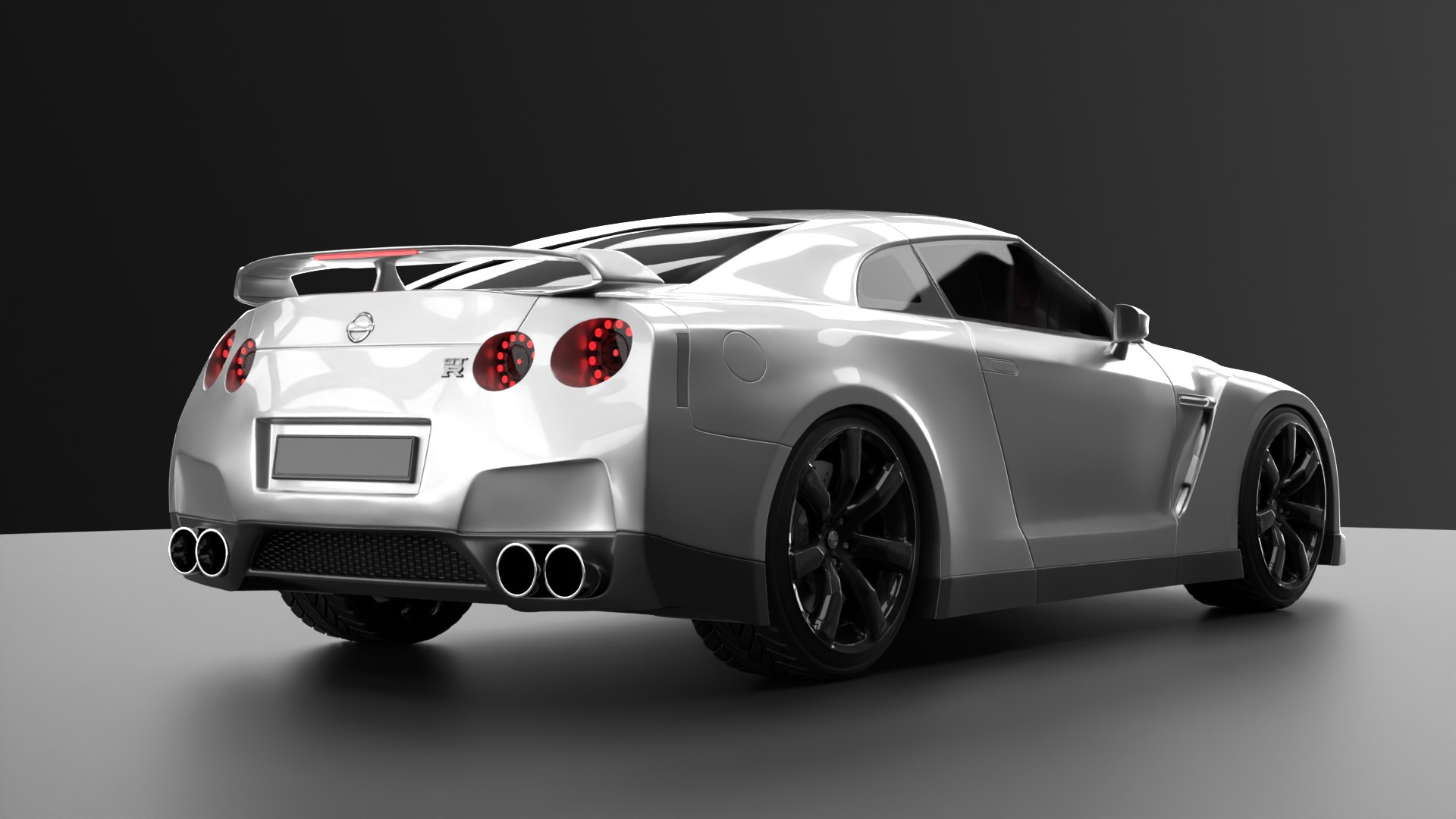 Nissan GT-R R35 2008 3D - TurboSquid 2530840