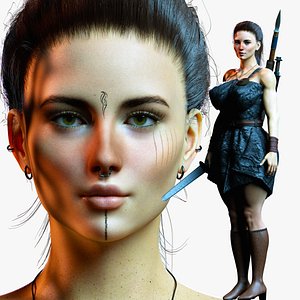 Medieval Nordic Game Ready Realistic Character - Nightclaw
