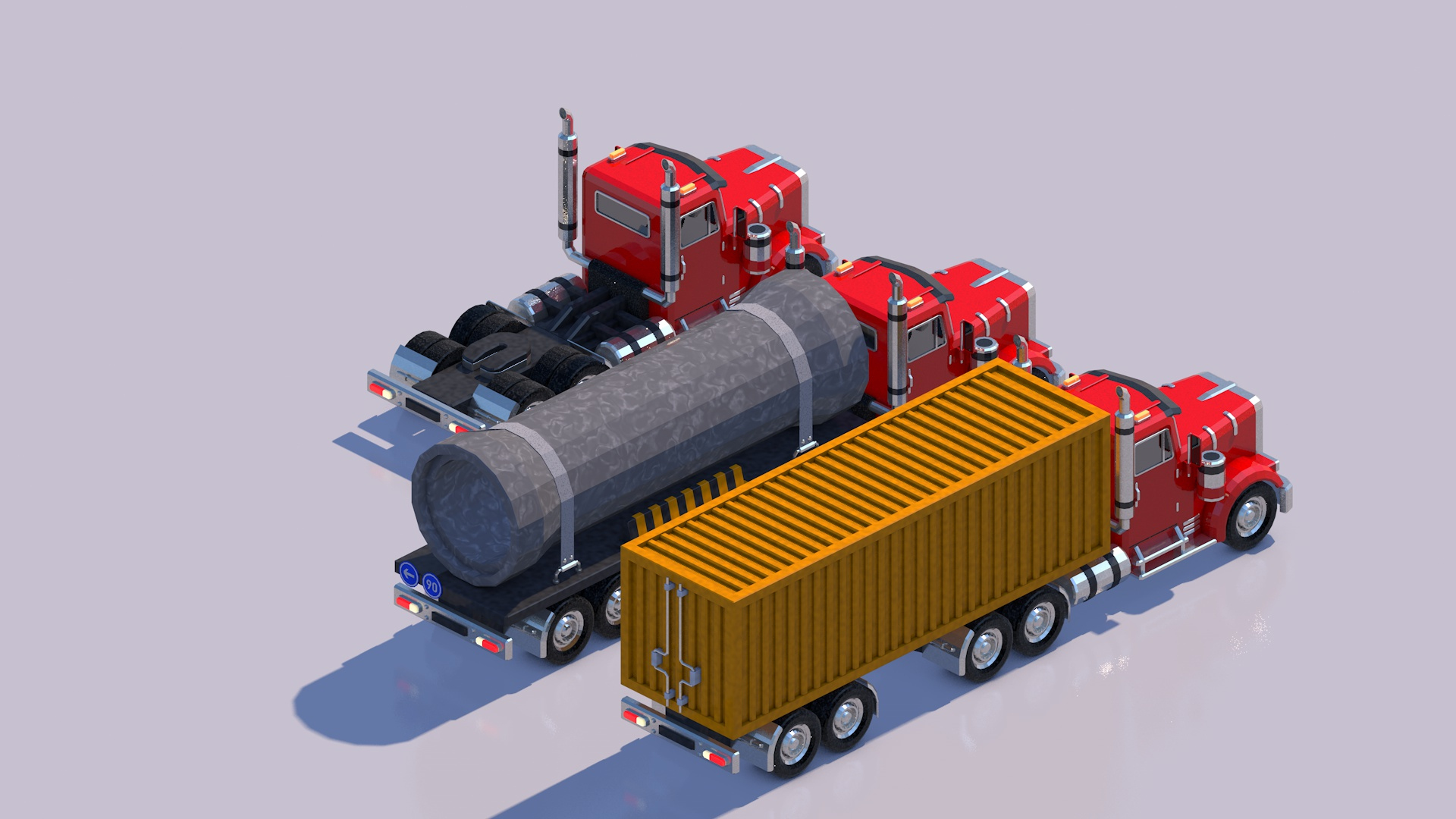 American Truck 3D model TurboSquid 1927495