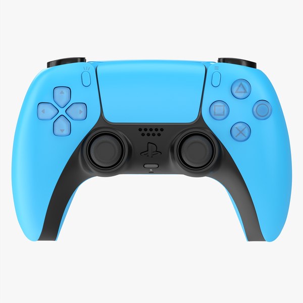 Sony Playstation 5 dualsense controller starlight blue 3D model