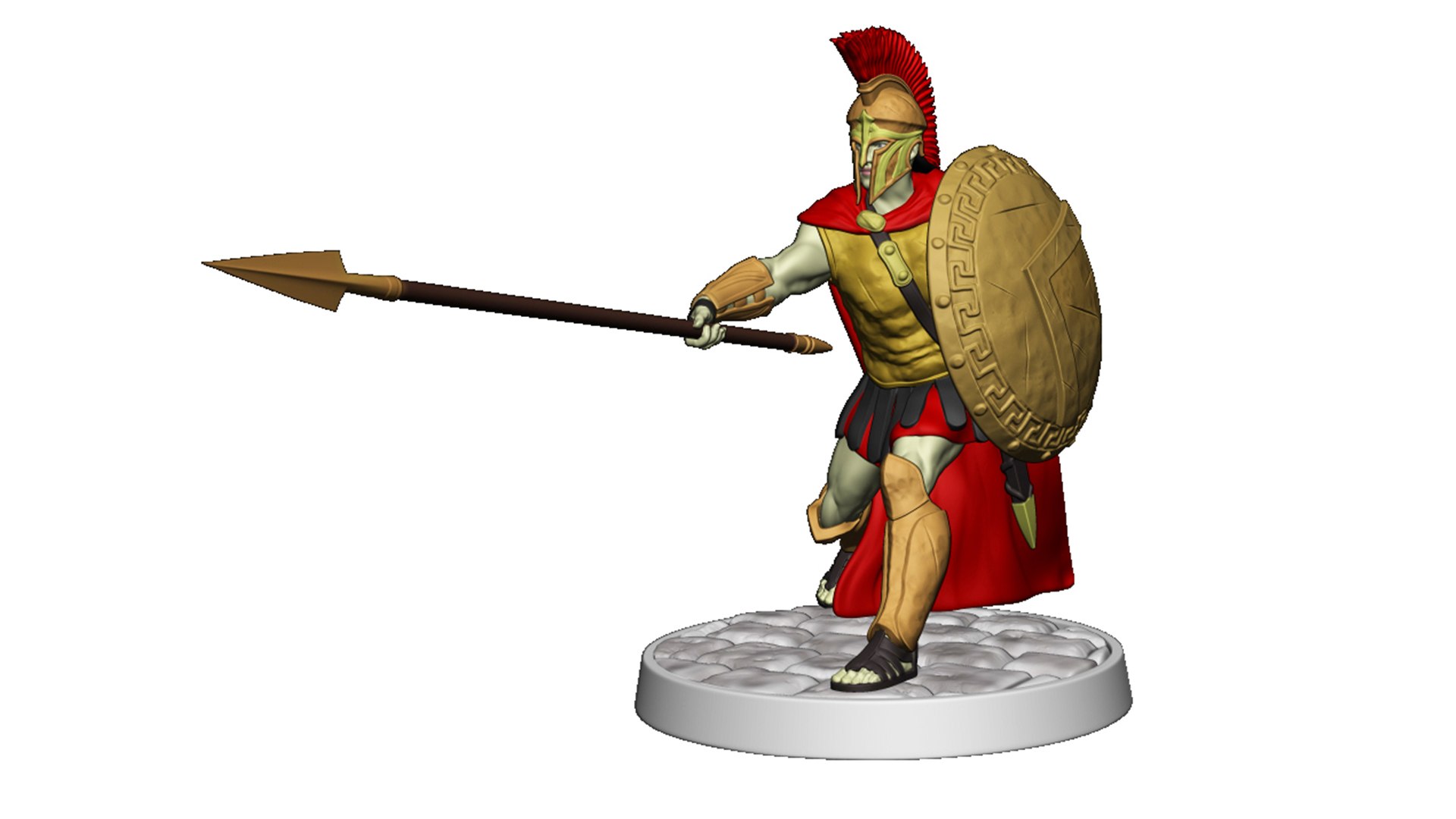 3D Model Spartan 11 Third Set Heavy Spartan Army - TurboSquid 2312857