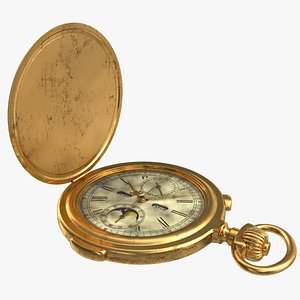 3d old russian stopwatch watches model