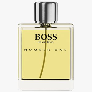 Detailed Perfume Bottle Hugo Boss 3D