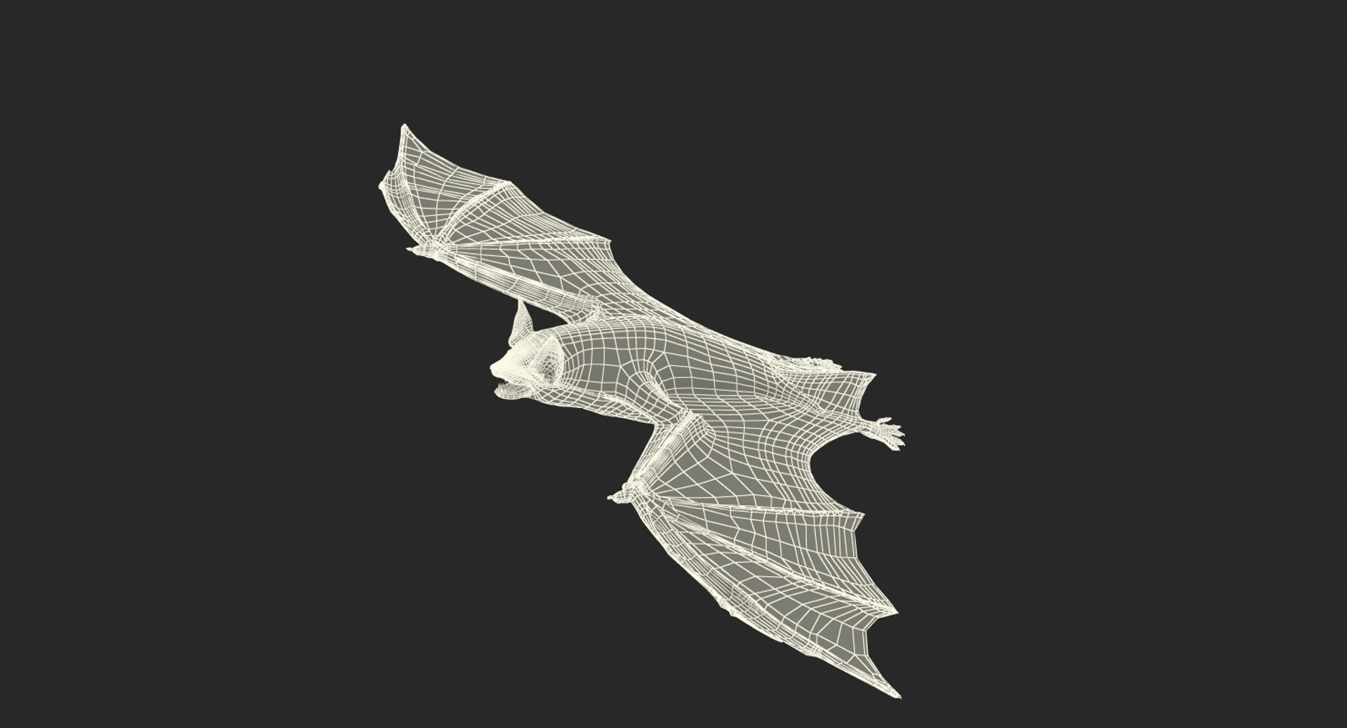 Bat Rigged 3d C4d