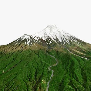 Mount Taranaki New Zealand model