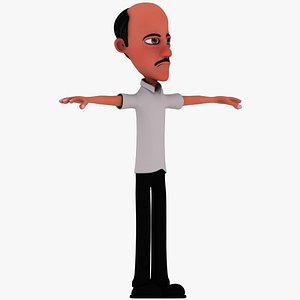 teacher man 3d model