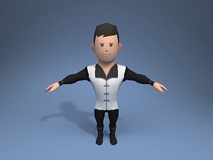 3D model nobleman character ar