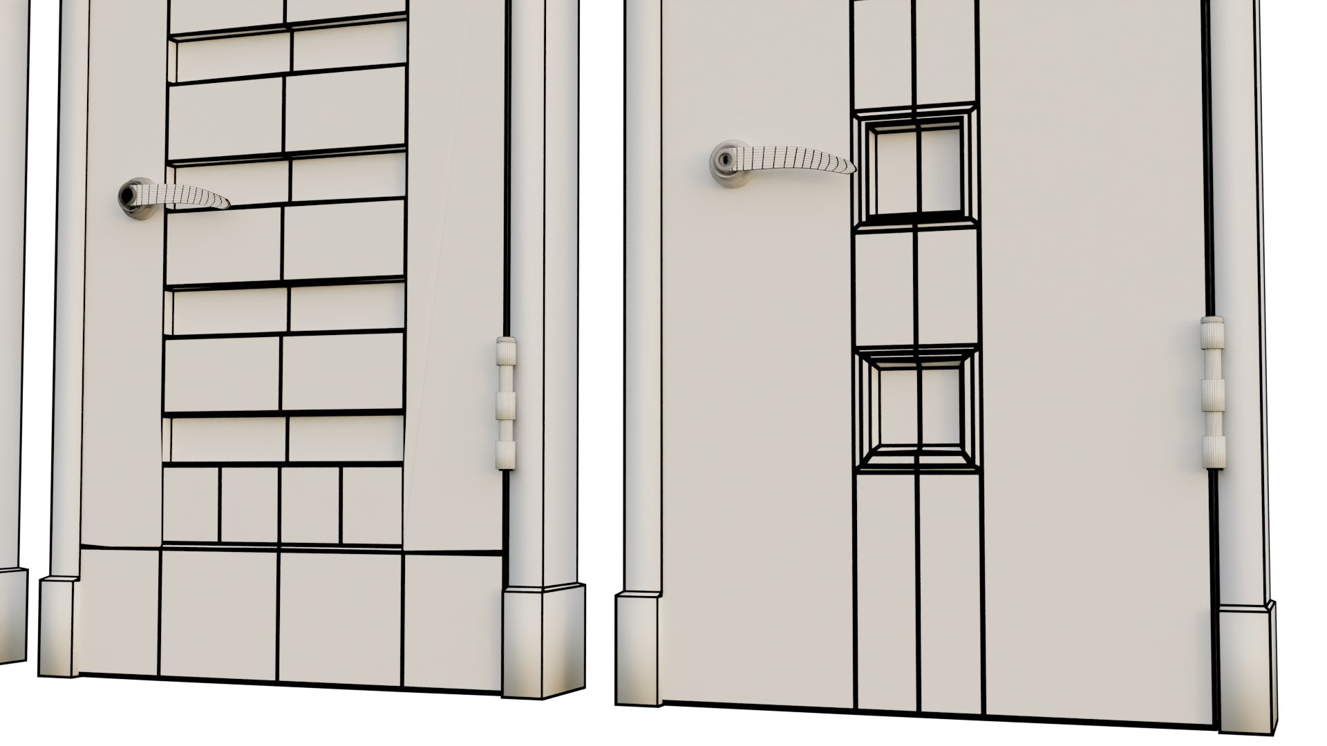 interior doors collection 3D https://p.turbosquid.com/ts-thumb/AR/OxyIna/MQ/wireframe5/png/1701136381/1920x1080/fit_q87/acd8b9170d77fa4a31b6d6ade3940ed811d36b84/wireframe5.jpg