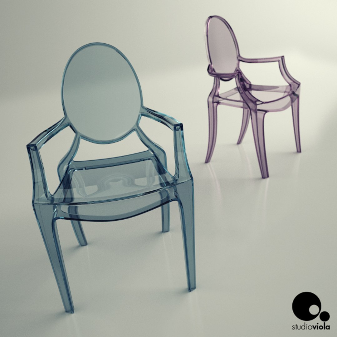 3ds Max Chair Philippe Starck
