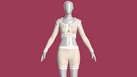 Girls Hooded Crop Top With Biker Shorts-Outfit
