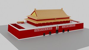 3D China CCP Forbidden Palace model