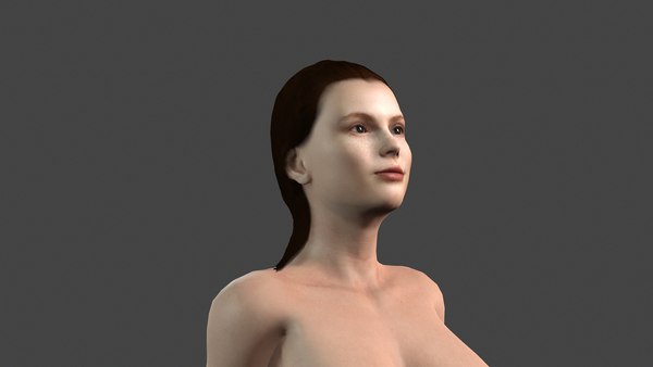 woman rigged 3D