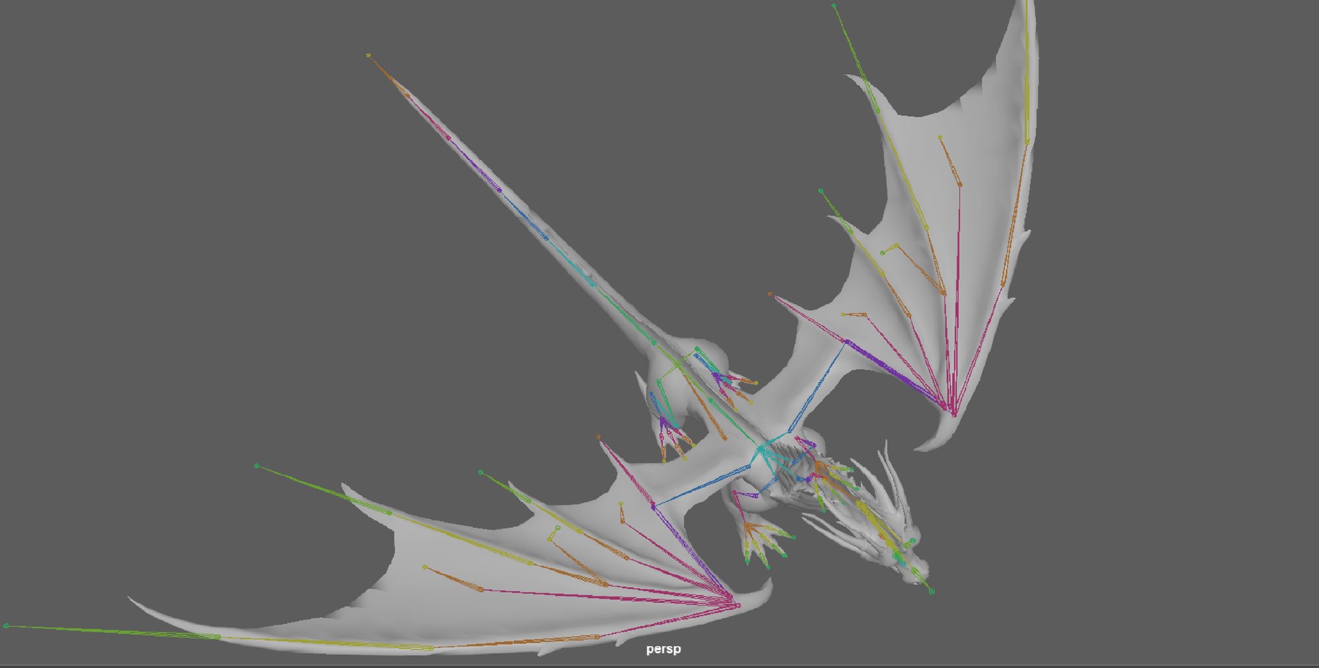 Big Fire Red Dragon Rig 3D Model - TurboSquid 1868881