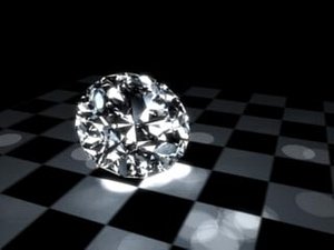 ideal diamond 3d model