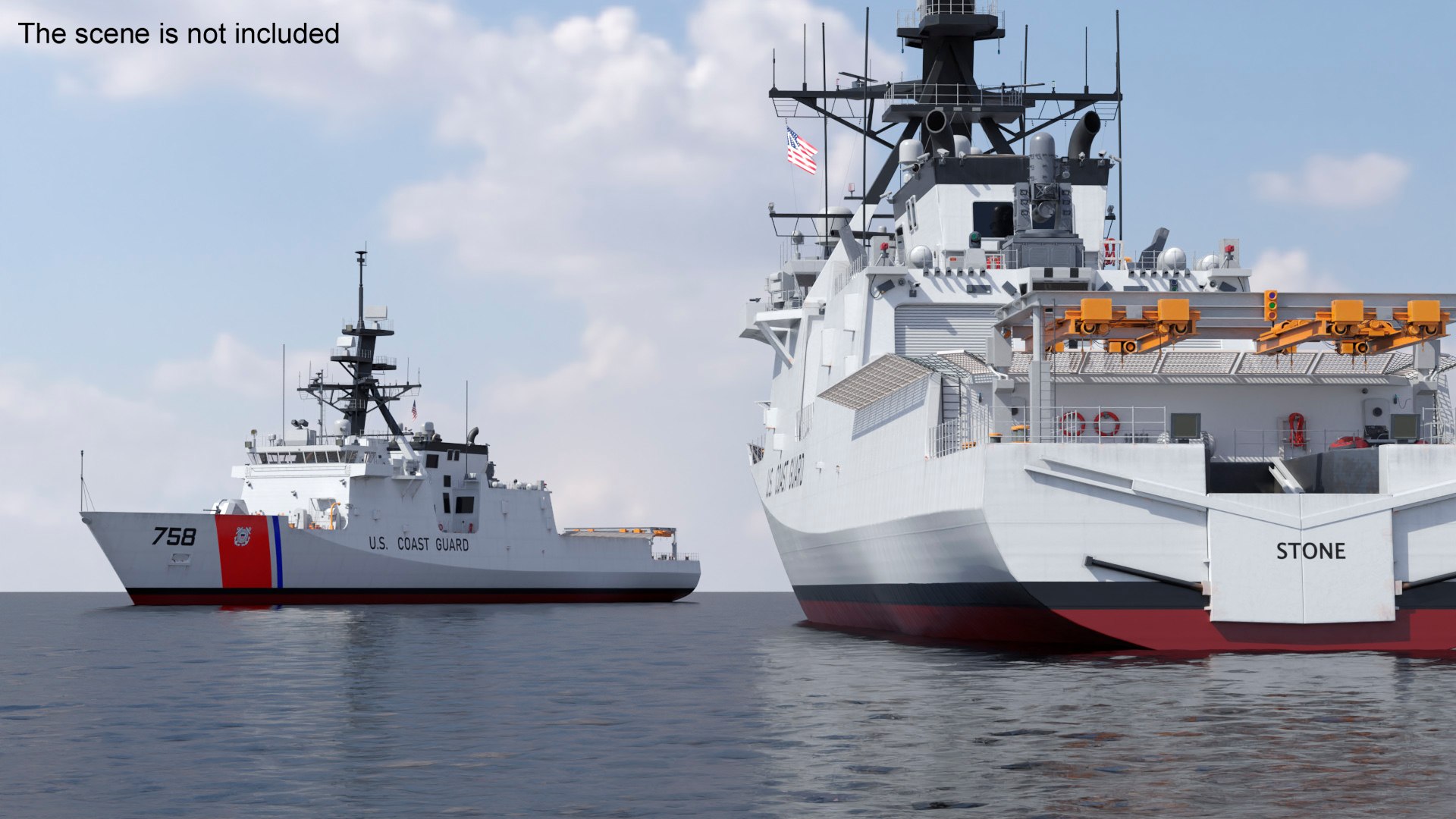 US Coast Guard Ship WMSL-758 Legend Class 3D Model - TurboSquid 2402307