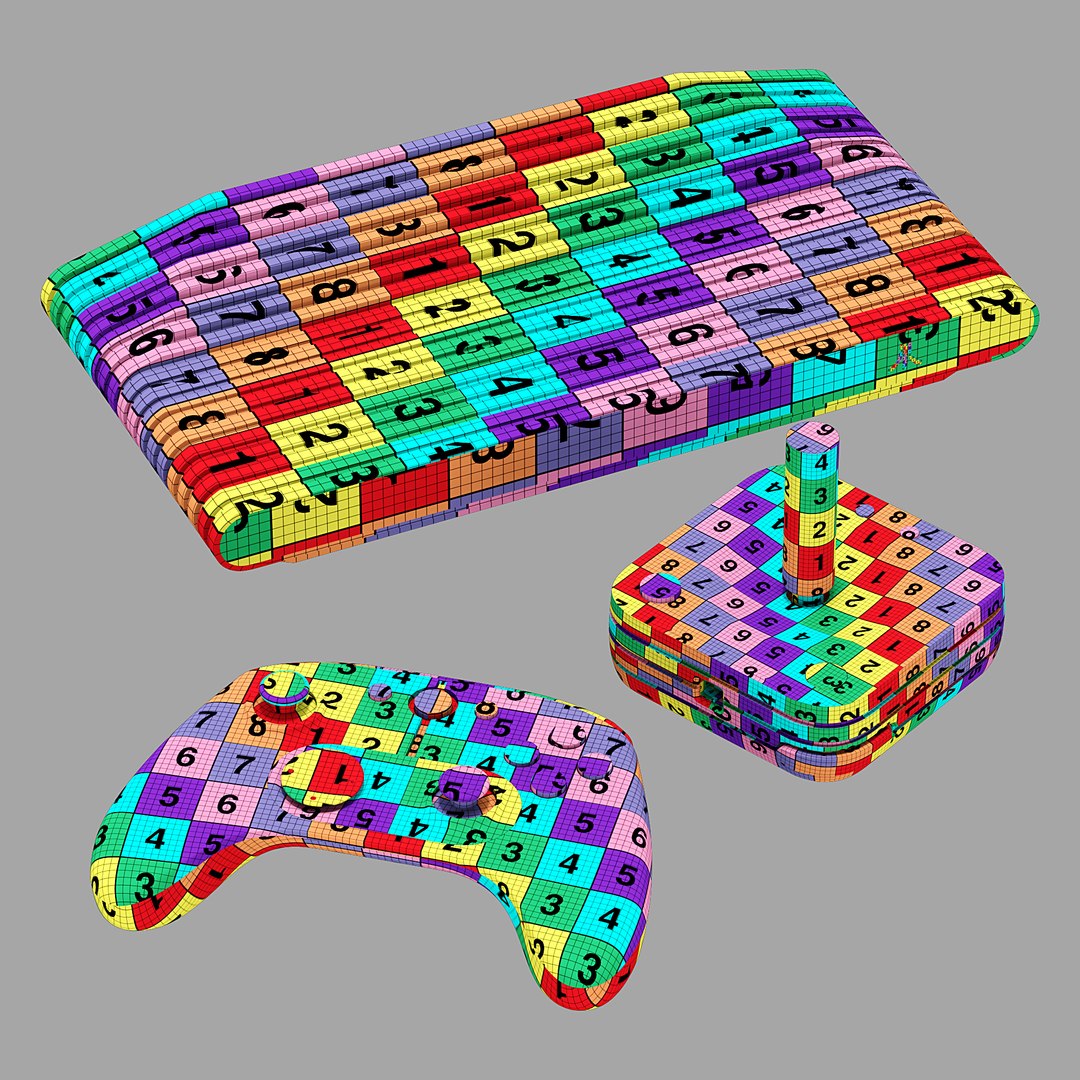 3D Atari VCS Set Model - TurboSquid 2406745