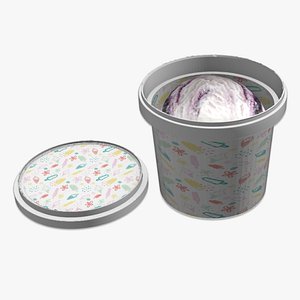 cheese cake - ice cream 3D model
