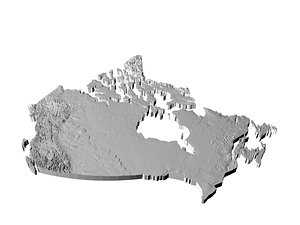 canada provinces printable 3D model
