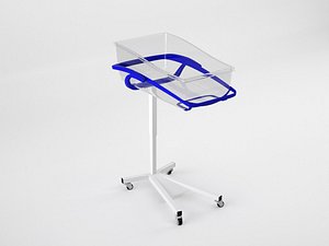hospital bassinet 3d model