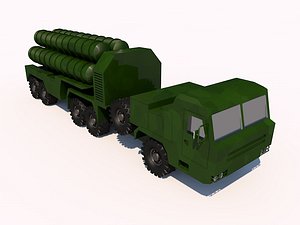s-400 missiles 3d model