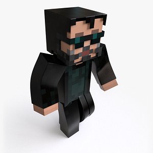 Neo Minecraft - Mixamo Animatable - Vray-Arnold model