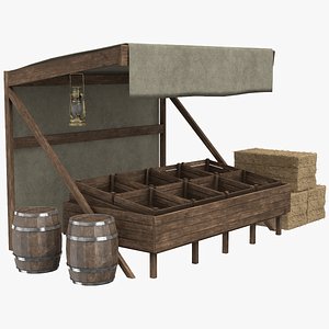 Empty Market Stall
