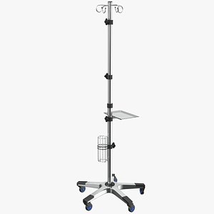 Empty IV Stand