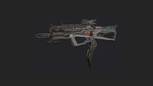 3D Pistol 3D Model 036 model