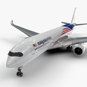 a350-900 malaysia airlines l1149 3D model