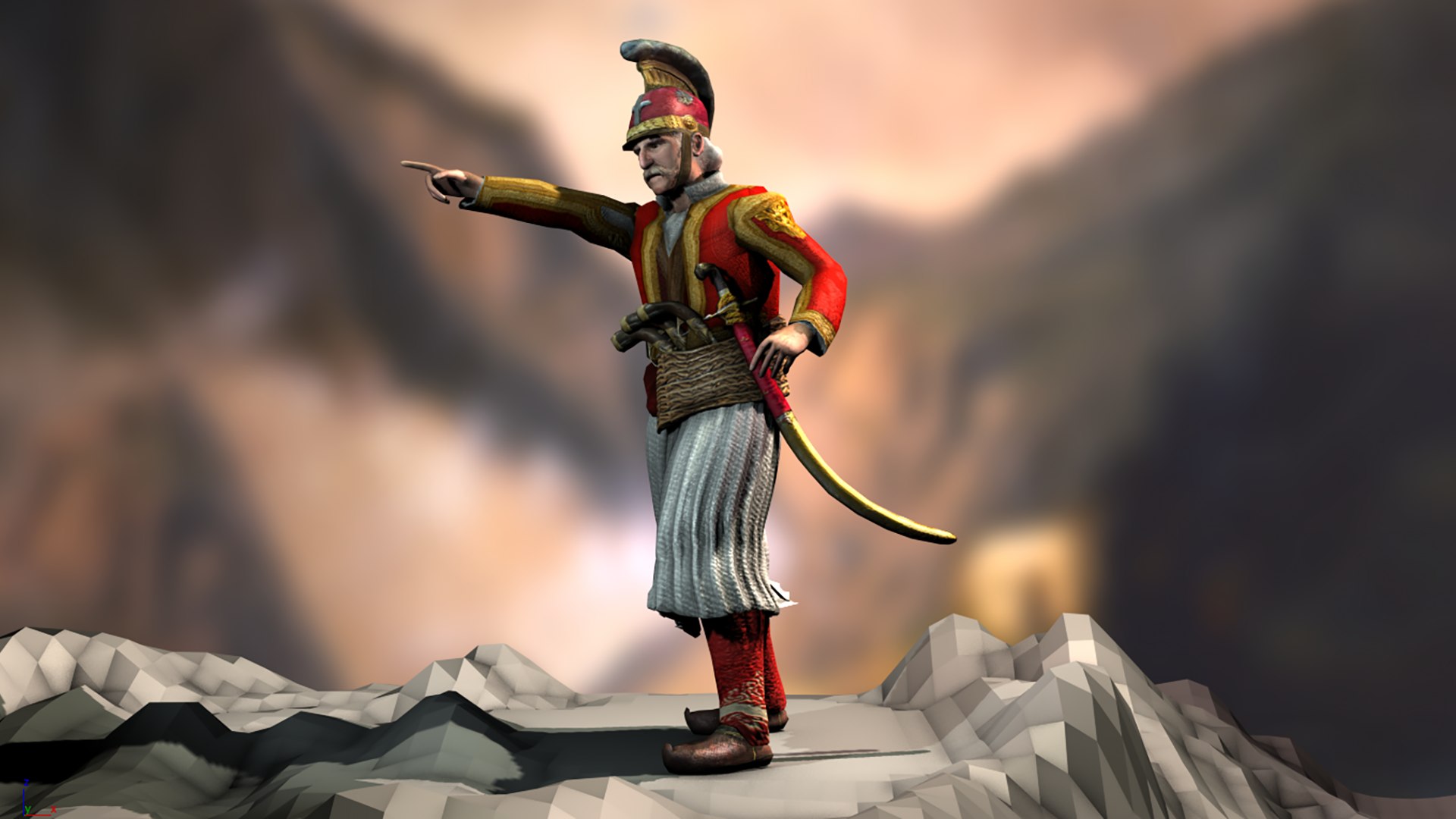 3D Kolokotronis Model TurboSquid 1672094