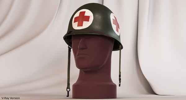 M1 Helmet WW2 Medic Model 3D TurboSquid 361590