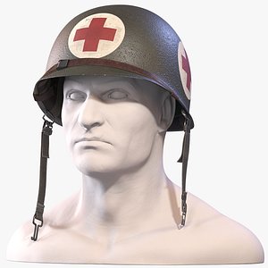 army m1 helmet ww2 3d model