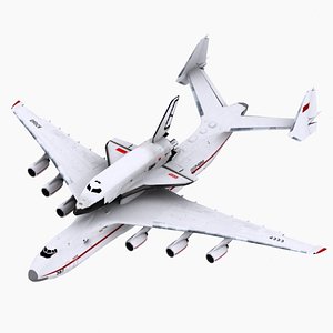 Antonov AN225 with Buran space shuttle