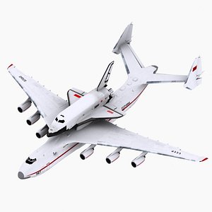 Antonov AN225 with Buran space shuttle