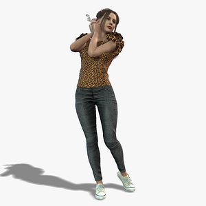Stylish Female 3D Model model