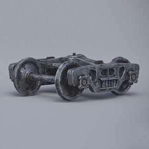 Old Railway Bogie Of Russian Railways