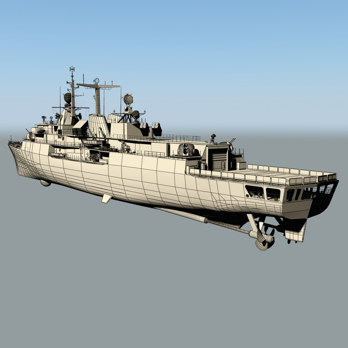 3d Model Meko 360 Frigate