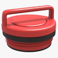 Red Plastic Screw Cap