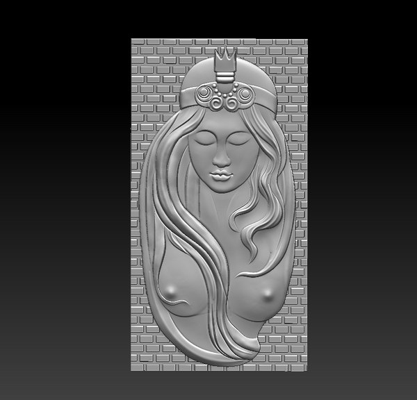 3D stl girl