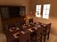 3ds max dining room set