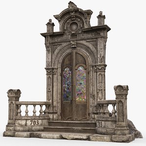 Old Abandoned Door Portal