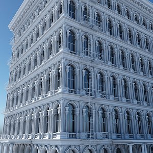 tenement building facades model